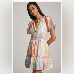 Anthropologie Multicolor Striped Dress